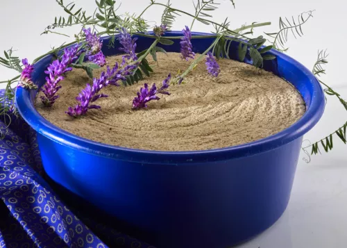 Mineralfutter für Pferde, Mineralfutter Leckschale