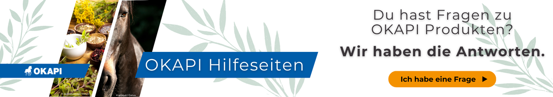 FAQ-Bereich: Fragen zu unseren OKAPI-Produkten? Hier findest du Antworten auf häufig gestellte Fragen.