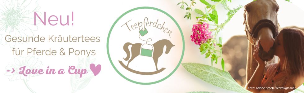 Teepferdchen gesunde Kräutertees für Pferde und Ponys, Love in a cup